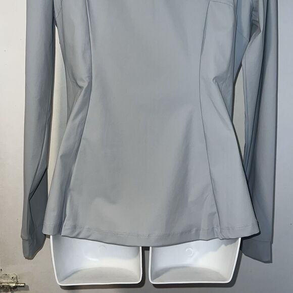 SAVE THE DUCK Light Grey Kathrine Rain Jacket Windbreaker-M NWT! - Picture 6 of 11